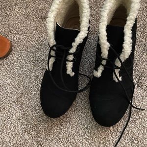 Black and White Booties